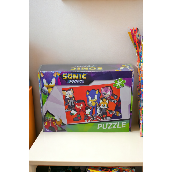 Sonic Serisi 200 Parça Puzzle Seti | Yapboz Puzzle Oyun Seti SO7876