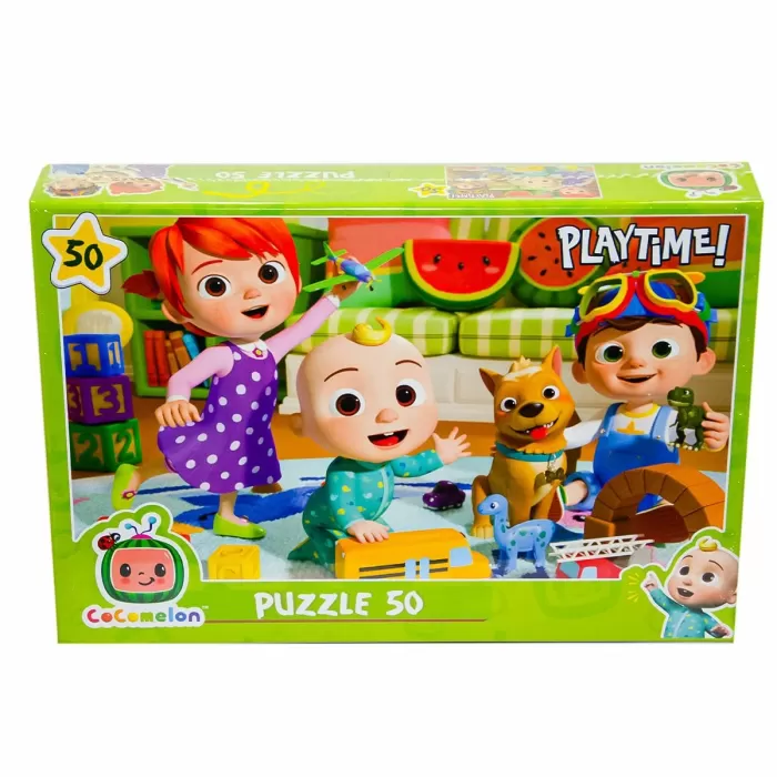 Cocomelon 50 Parça Puzzle Seti | Çocuk Yapboz Puzzle Oyun Seti CO7780