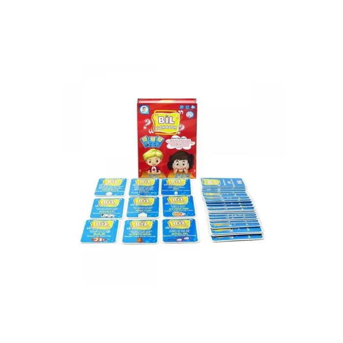 Bil Bakalım 32 Bilmece Oyun Seti | Çocuk Eğitici Öğretici Oyun Seti LC7157