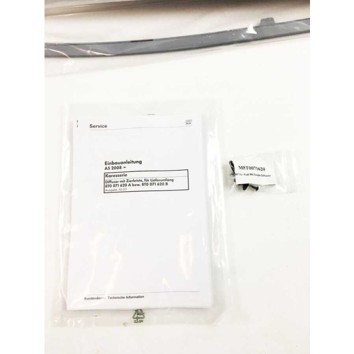 Arka Tampon Spoyleri Difüzör (AUDI)(8T0071620A9AX)(AUDI A5, S5)