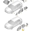 Kapı Camı (Sol Arka)(VW)(5G6845025)(VW Golf 7)