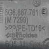 Destek Rafı - Arka Sol (VW)(5G6867761E)(VW Golf 7)