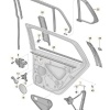 Kapı Camı Siperi (VW)(5G6839901A)(VW Golf 7)