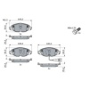 Fren Balata Seti (Ön)(BOSCH)(0986494660)(VW AUDI SEAT SKODA CUPRA)