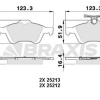 Fren Balata Seti (Arka)(BRAXIS)(AA0025)(Focus C-Max, PEUGEOT 508)