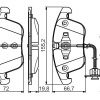 Fren Balata Seti (Ön)(BOSCH)(0986495129)(AUDI A4 A5)