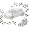Braket, Park Sensörü (Sağ Ön)(VW)(2G0919494)(VW Polo 5)