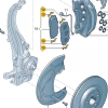 Balata Tutucu - Set (VW)(4M0698231A)