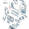 Tampon Çeki Demiri Kapağı (VW)(4G0807241GGRU)