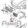 Amblem (AUDI)(8E98537422ZZ)