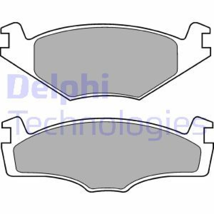 Fren Balata Seti (Ön)(DELPHI)(LP421)(VW SEAT)