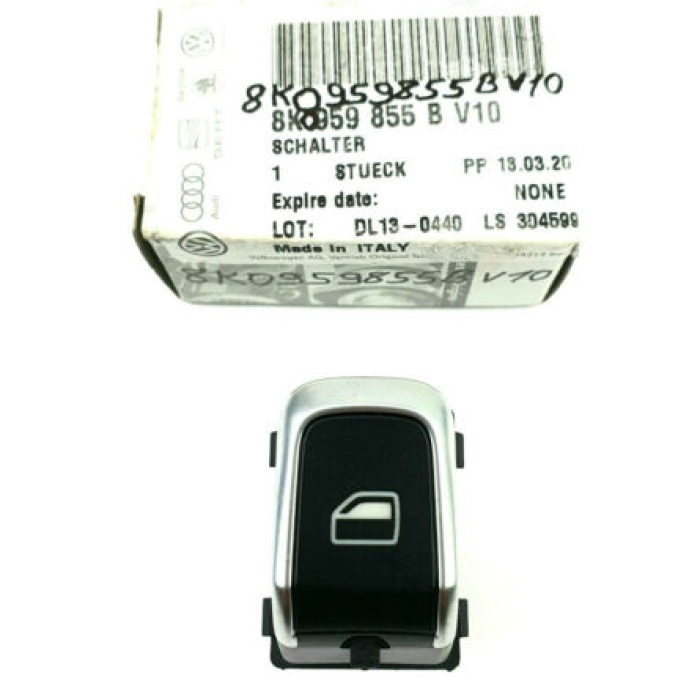 Cam Düğmesi - Tekli (VW)(8K0959855B)(AUDI A1 A6 A7 A8 Q3)