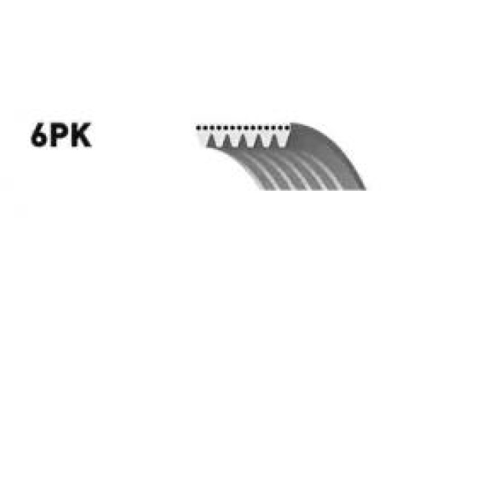 V Kayışı - Micro V (GATES)(6PK995)(SEAT SKODA VW HONDA)