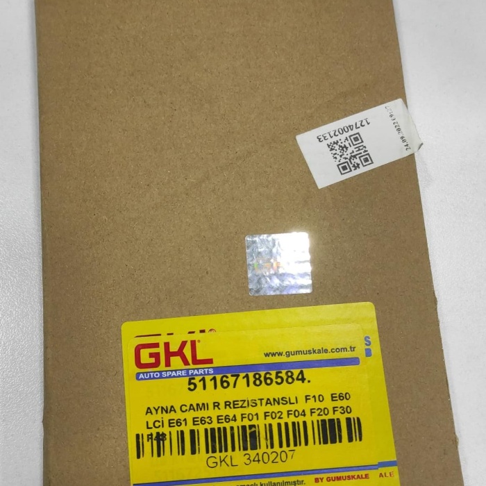Ayna Camı R Rezistanslı (GKL)(340207)(BMW)