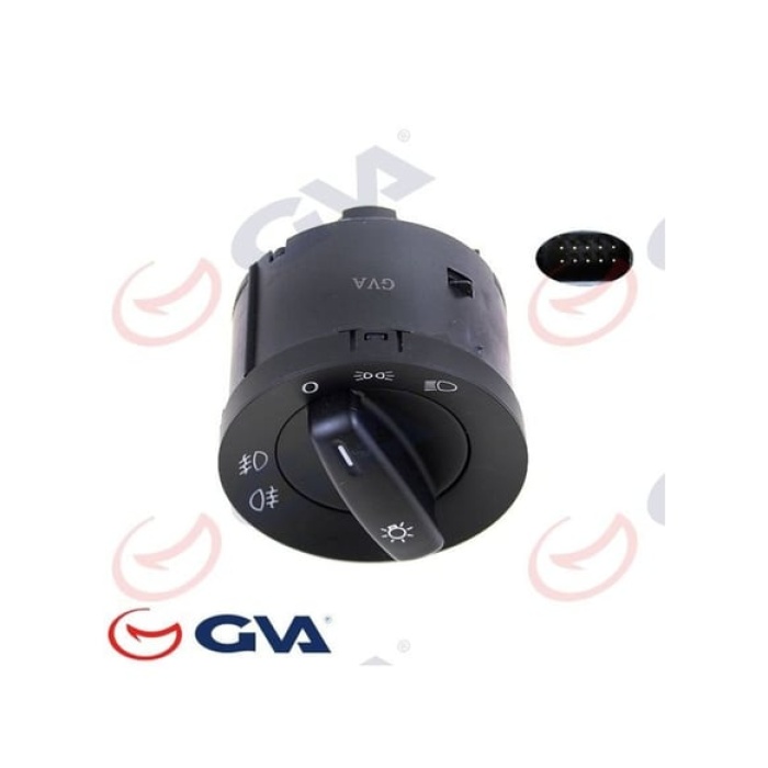 Far Düğmesi - Krom (GVA)(8075060)(3C8941431C)(Golf Passat Jetta)