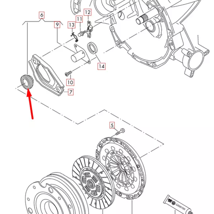 Debriyaj Bilyası (VW)(01E141165D)