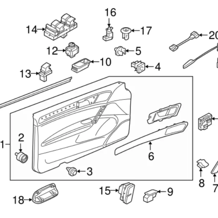 Kapı Kontrol Ünitesi (VW)(5Q0959593E)