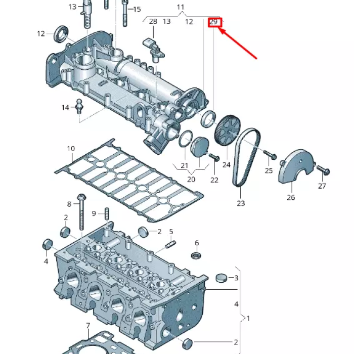 Krank Mili Keçesi (VW)(04E103085AC)