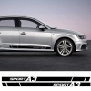 Audi A3 Sport marşpiyel Oto Sticker, Etiket, Aksesuar, Tuning Pembe