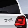 Muhsin Yazıcıoğlu İmzası Sticker, Araba, Etiket, Aksesuar, Tuning, Modifiye, Arma