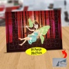 Yeşil Kanatlı Sevimli Peri Kızı 99 Parça Puzzle Yapboz Tablo-11f
