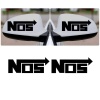 2 Adet NOS Logo Dikiz Ayna Sticker, Araba Etiket, Tuning, Aksesuar, Modifiye, Arma,