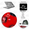Kedi Dizel Yakıt Depo Beyaz Kapak Sticker, Araba, Oto, Etiket, Tuning, Aksesuar, Modifiye, Arma,