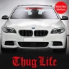 Thug Life, Thuglife Ön Cam Büyük Boy Beyaz Sticker, Araba, Etiket, Aksesuar, Tuning, Modifiye, Arma