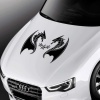 Dragon Ejderha Yıldızlı Kaput Sticker - Oto, Araba, Etiket, Aksesuar, Tuning, Modifiye, Arma