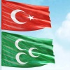 70x105 cm Alpaka Kumaş Türkiye Bayrağı ve 100x150 cm Raşel Kumaş Osmanlı Bayrağı - 2 Bayrak Set