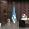 Balkar -Balkarya Devleti Bayrak -Ofis -Makam-Toplantı Odaları -Direkli -Saçaklı Makam Bayrağı