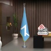 Afşar Boyu Cumhuriyeti Bayrak -Ofis -Makam-Toplantı Odaları -Direkli -Saçaklı Makam Bayrağı