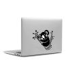Sevimli Koala Siluet Mac Book Laptop Sticker, Etiket, Çıkartma