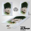 Asil Hobi Kalpaklı Mustafa Kemal Atatürk -Yapboz - Ayak Destekli Çerçeveli 42 Parça Puzzle