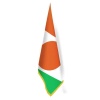 Nijer Bayrağı - Ofis-Makam-Toplantı Odaları - Saçaklı Makam Bayrağı