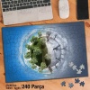 Asil Hobi Yaz - Kış Bitki Örtüsü - Evren - Doğa Yapboz - Ayak Destekli Çerçeveli 240 Parça Puzzle