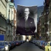 Takım Elbiseli Sivil Gazi Mustafa Kemal Atatürk - Portre - Portre Cephe Poster Bayrak ATA39