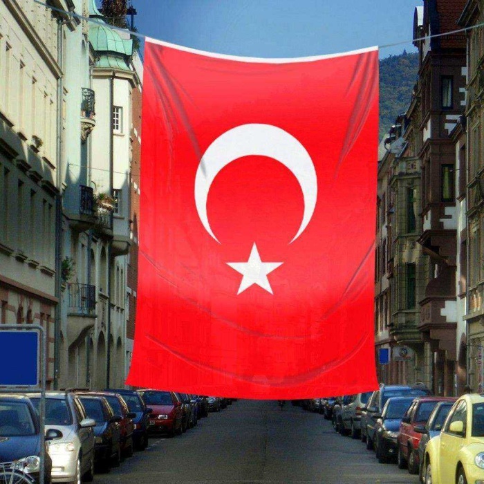 Ay Yıldız - TC - Türkiye Bayrağı -Raşel Kumaş Bayrak 600 cm. x 900 cm -6x9 metre