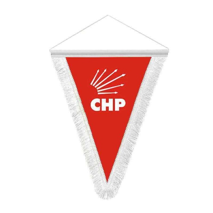 Cumhuriyet Halk Partisi CHP Üçgen Flama Bayrak