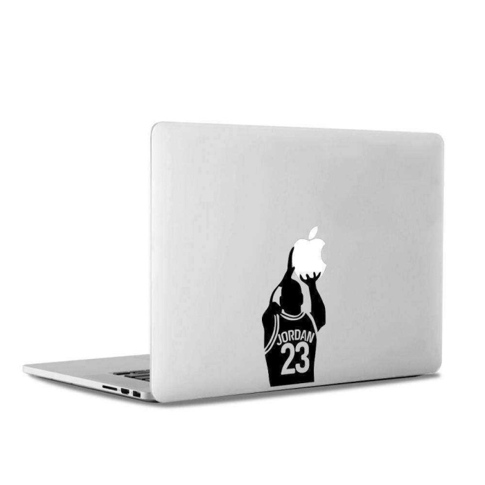 Michael Jordan Basketbol Mac Book Laptop Sticker, Etiket, Çıkartma