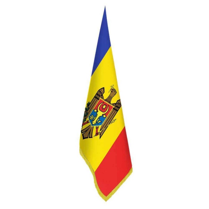 Moldova Bayrağı - Ofis-Makam-Toplantı Odaları - Saçaklı Makam Bayrağı