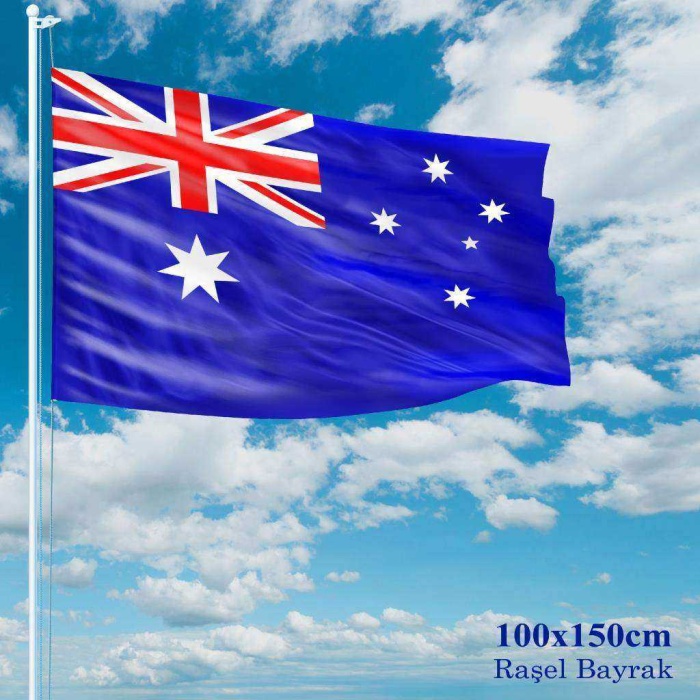 Avustralya Bayrağı - 100x150 cm (1 metre x 1,5 metre) - Raşel Kumaş