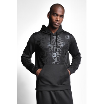 Lescon Siyah Erkek Kapüşonlu Sweatshirt 22N-1142