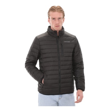 Skechers M Panel Turtle Neck Jacket Erkek Mont Siyah