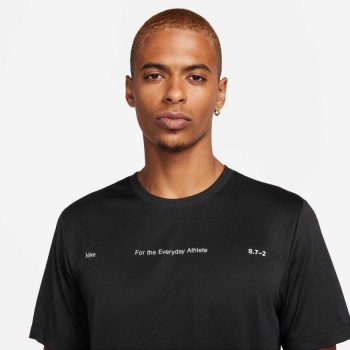 Nike Dri Fit Tee Dye Erkek Tişört Siyah FN0839-010