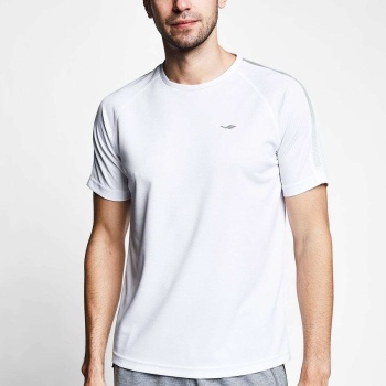 Lescon Beyaz Erkek Kısa Kollu T-Shirt 21B-1139