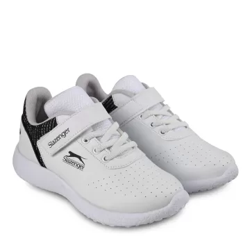 Slazenger BASKET Sneaker Unisex Çocuk Ayakkabı Beyaz / Siyah SA22LF031-005