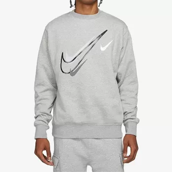 Nike Sportswear Mens Fleece ERKEK GRİ Sweatshirt DQ3943-063