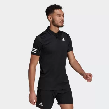Adidas Tennis Club 3-stripes Erkek Siyah Polo Tişört gl5421