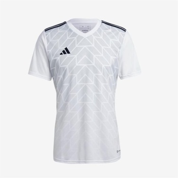 Adidas Team Icon 23 Jersey Tişört Erkek Beyaz HR2630